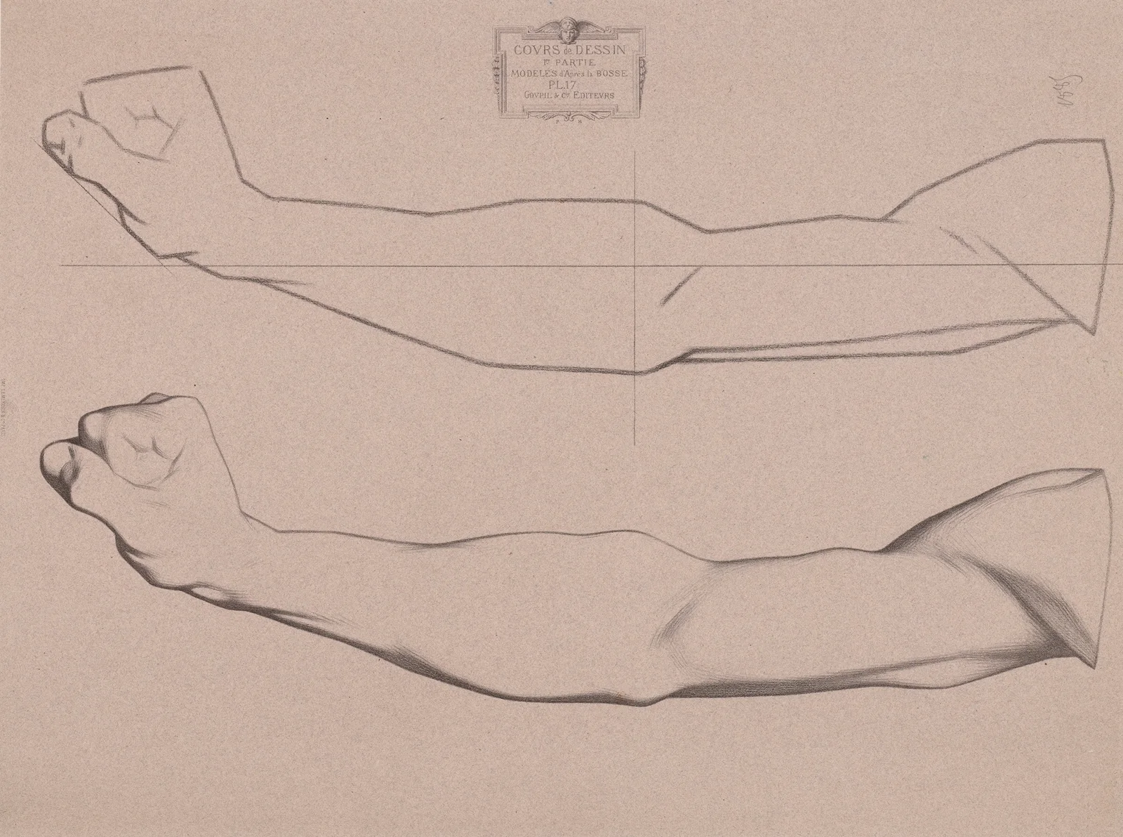 Cours de dessin Pl.18 av Charles Bargue