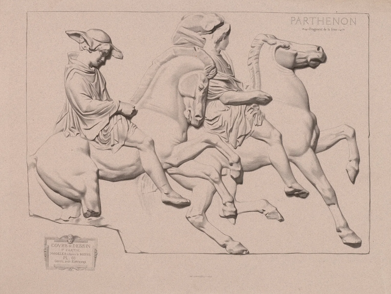 Cours de dessin Pl.69 av Charles Bargue