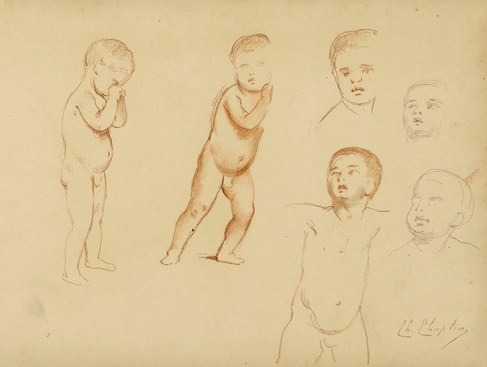 Etude d’enfants av Charles Chaplin