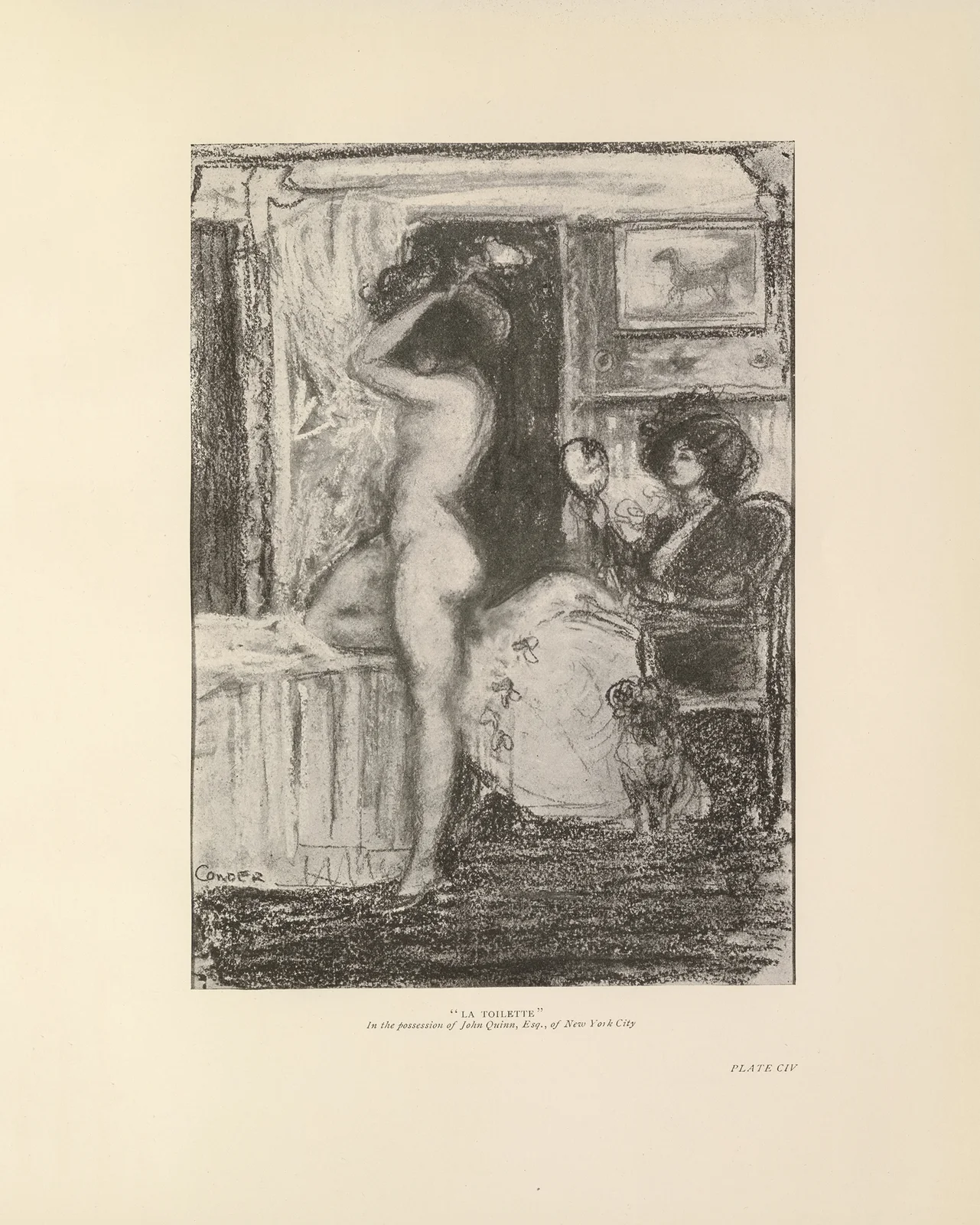 La Toilette av Charles Conder