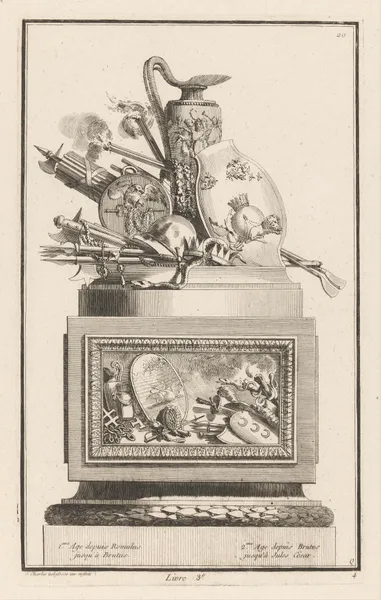 1eme Age depuis Romulus jusqu’à Brutus. 2eme Age depuis Brutus jusqu’à Jules César. Livre 3e av Jean-Charles Delafosse
