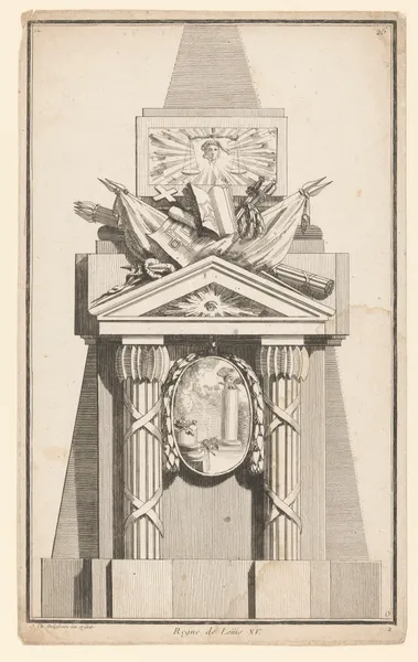 Regne de Loüis XV av Jean-Charles Delafosse