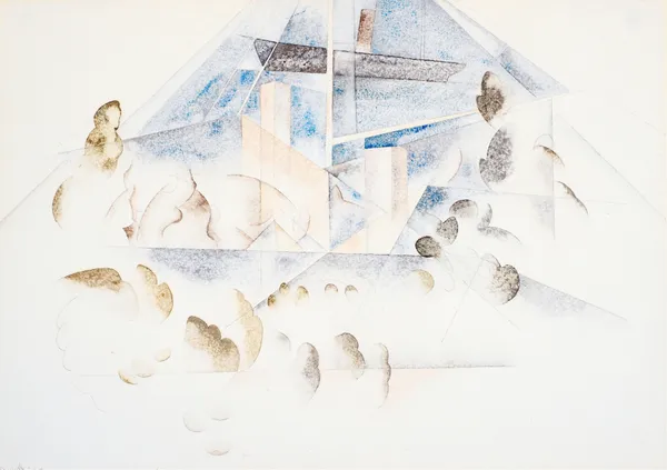 Bermuda, Masts and Foliage av Charles Demuth