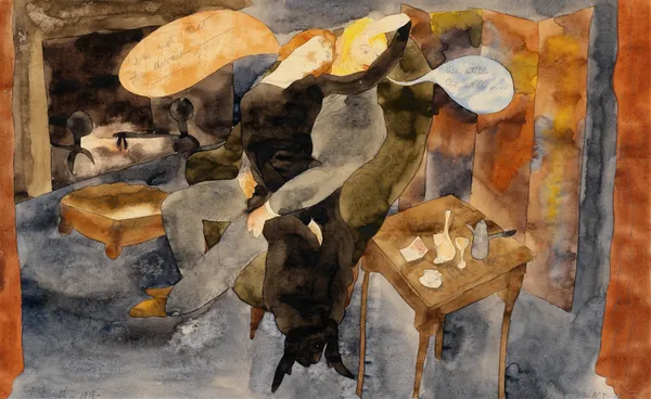 Lula and Alva Schön av Charles Demuth
