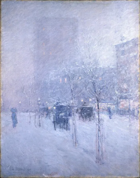 Late Afternoon, New York, Winter av Childe Hassam