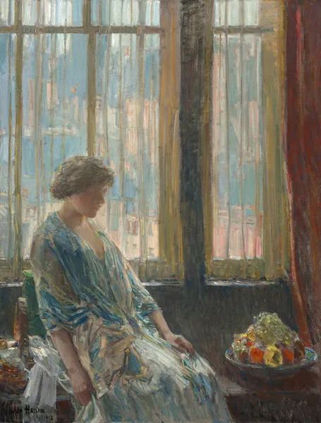 The New York Window av Childe Hassam