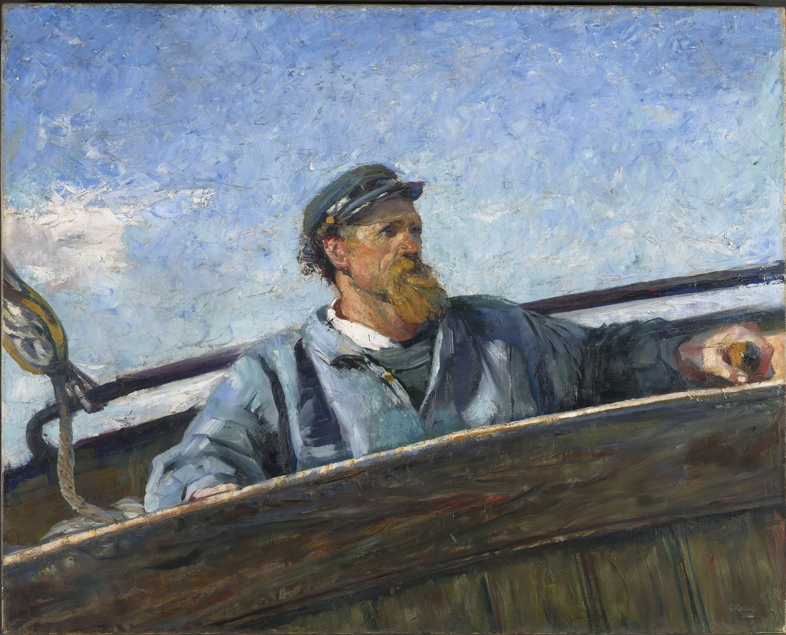 North Wind av Christian Krohg