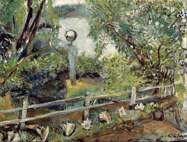 The Garden with the Glass Ball av Christian Krohg