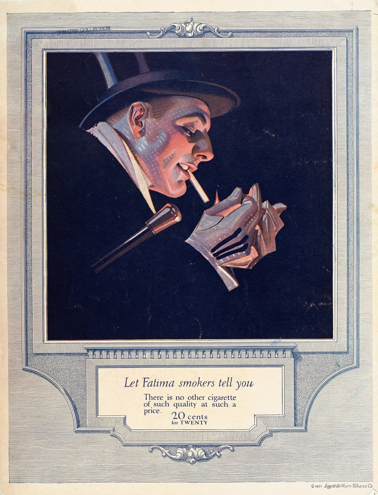 Fatima Cigarette av Joseph Christian Leyendecker