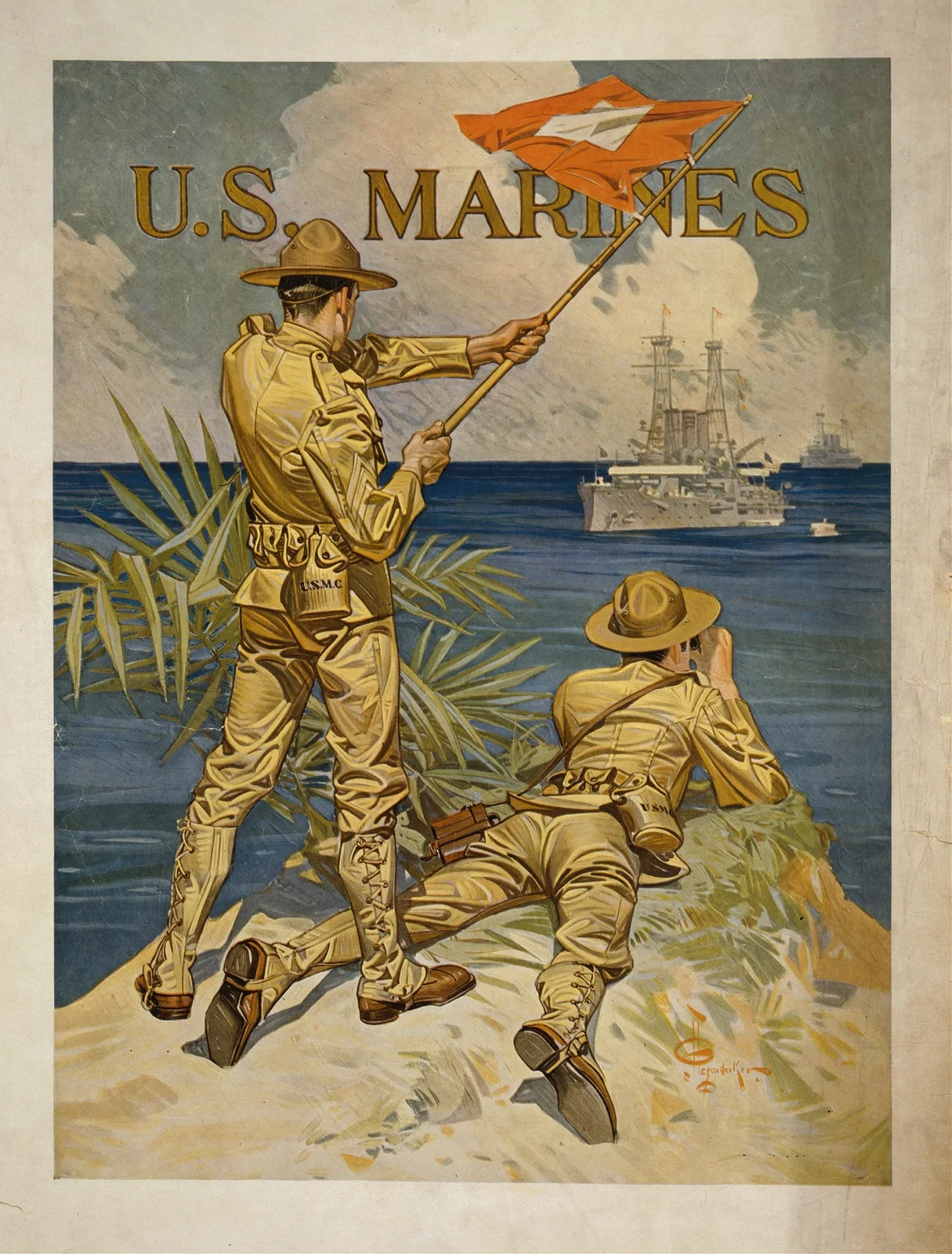 U.S. Marines av Joseph Christian Leyendecker