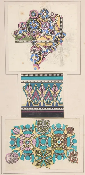 Design drawing av Christopher Dresser