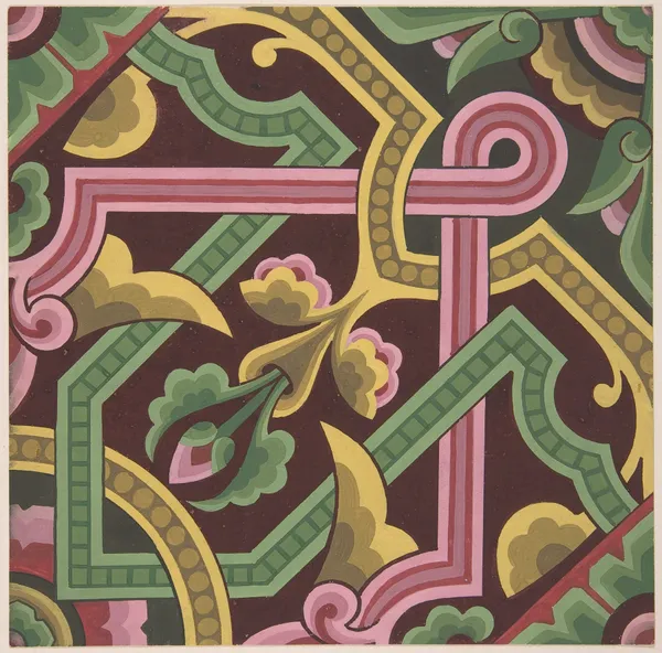 Design drawing av Christopher Dresser