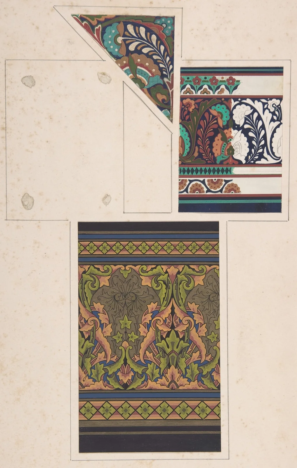 Design drawing av Christopher Dresser