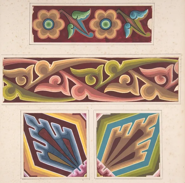 Design drawing av Christopher Dresser