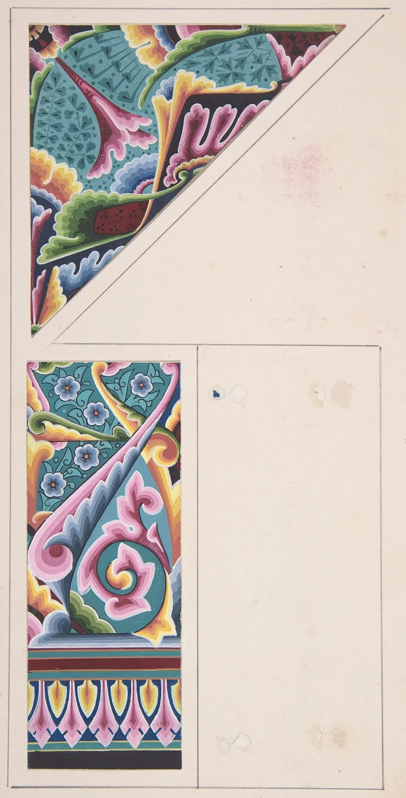 Design drawing, 1883 – nr 8 av Christopher Dresser