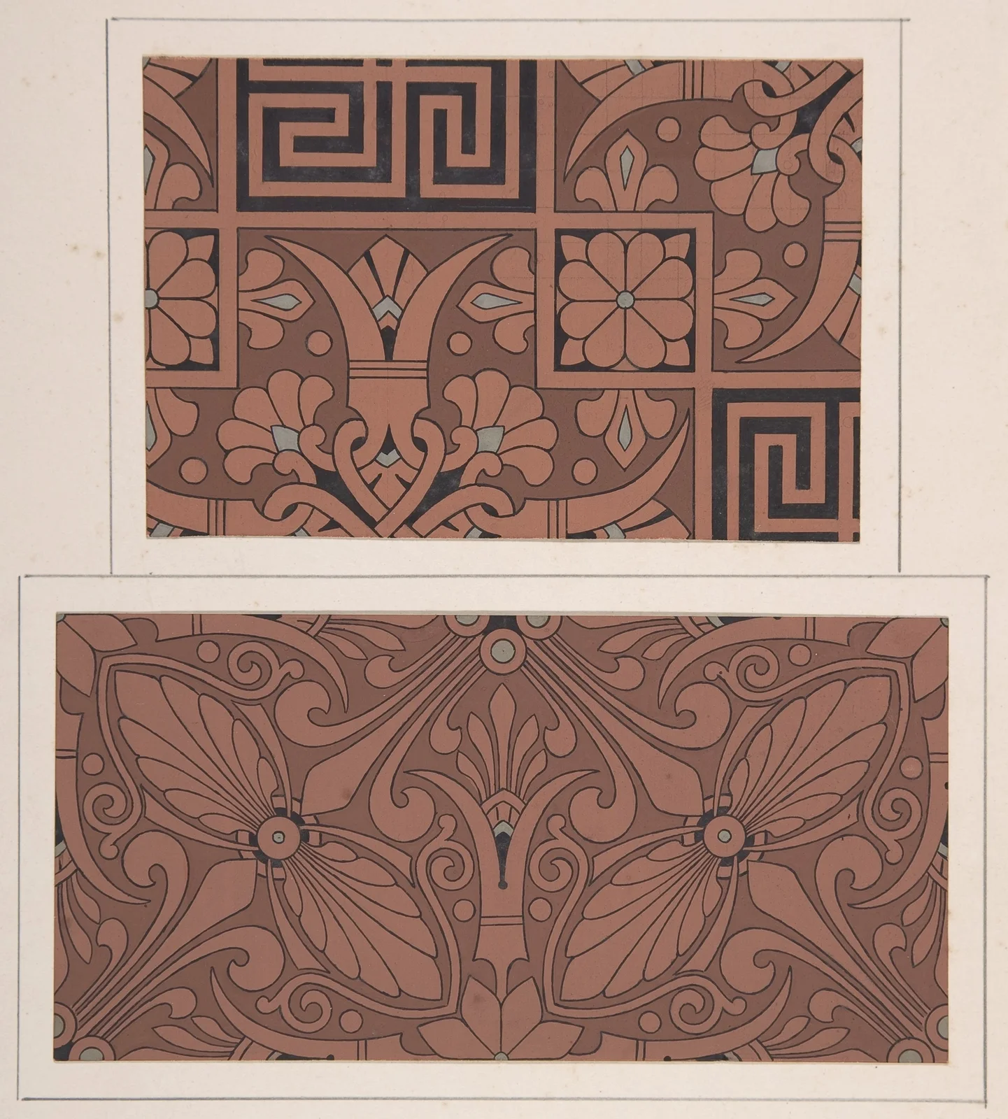 Design drawing av Christopher Dresser