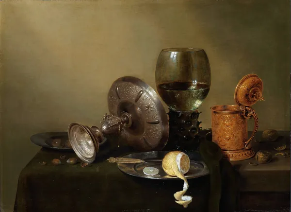 Still Life with a gilded Beer Tankard av Willem Claesz Heda