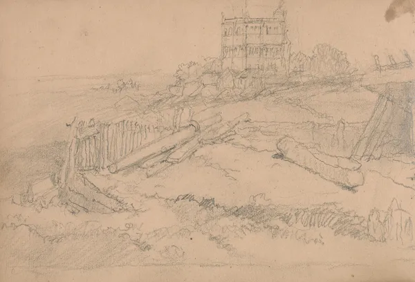 Study of a Dry Dock with Boat av Clarkson Stanfield