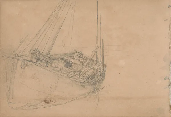Study of a Fishing Boat av Clarkson Stanfield