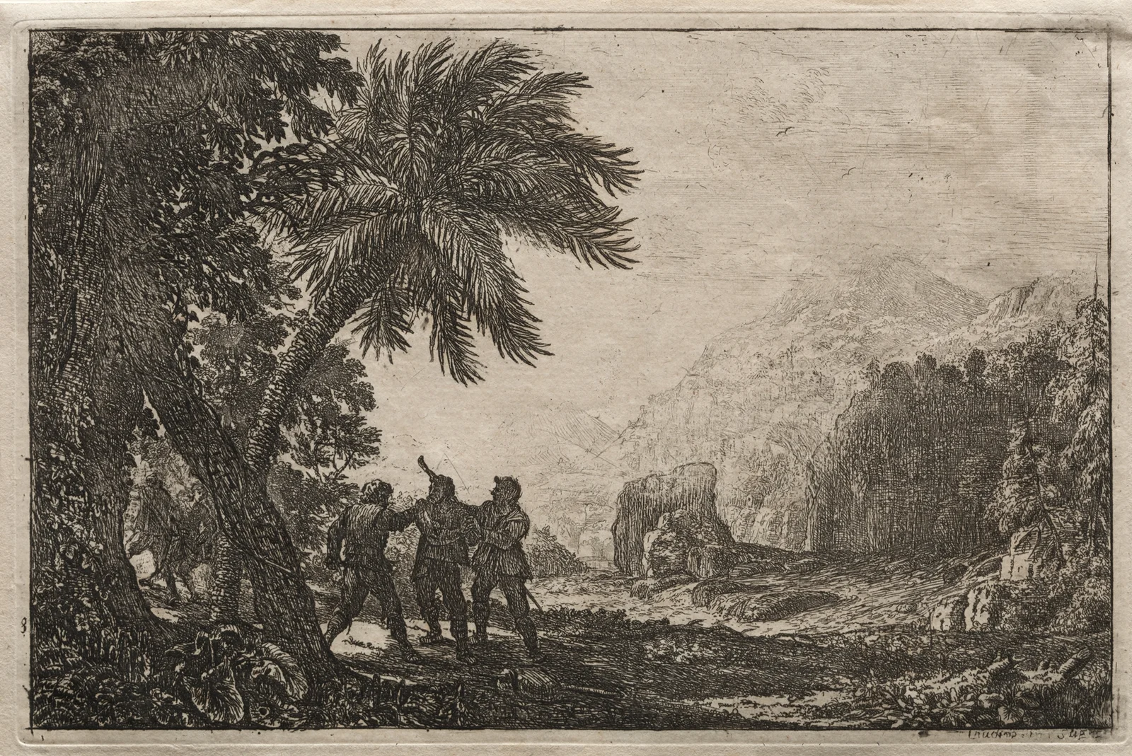 Landscape with Brigands av Claude Lorrain