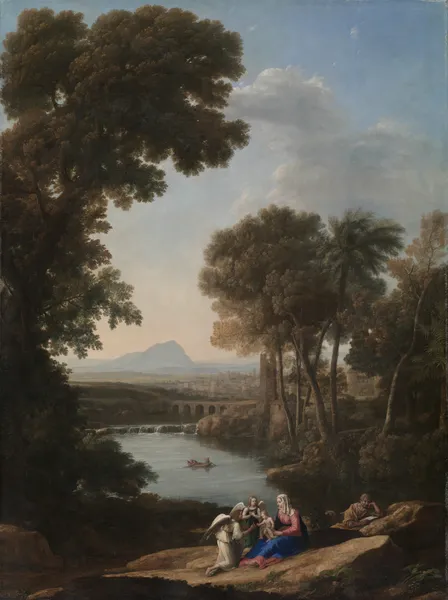 Rest on the Flight into Egypt av Claude Lorrain