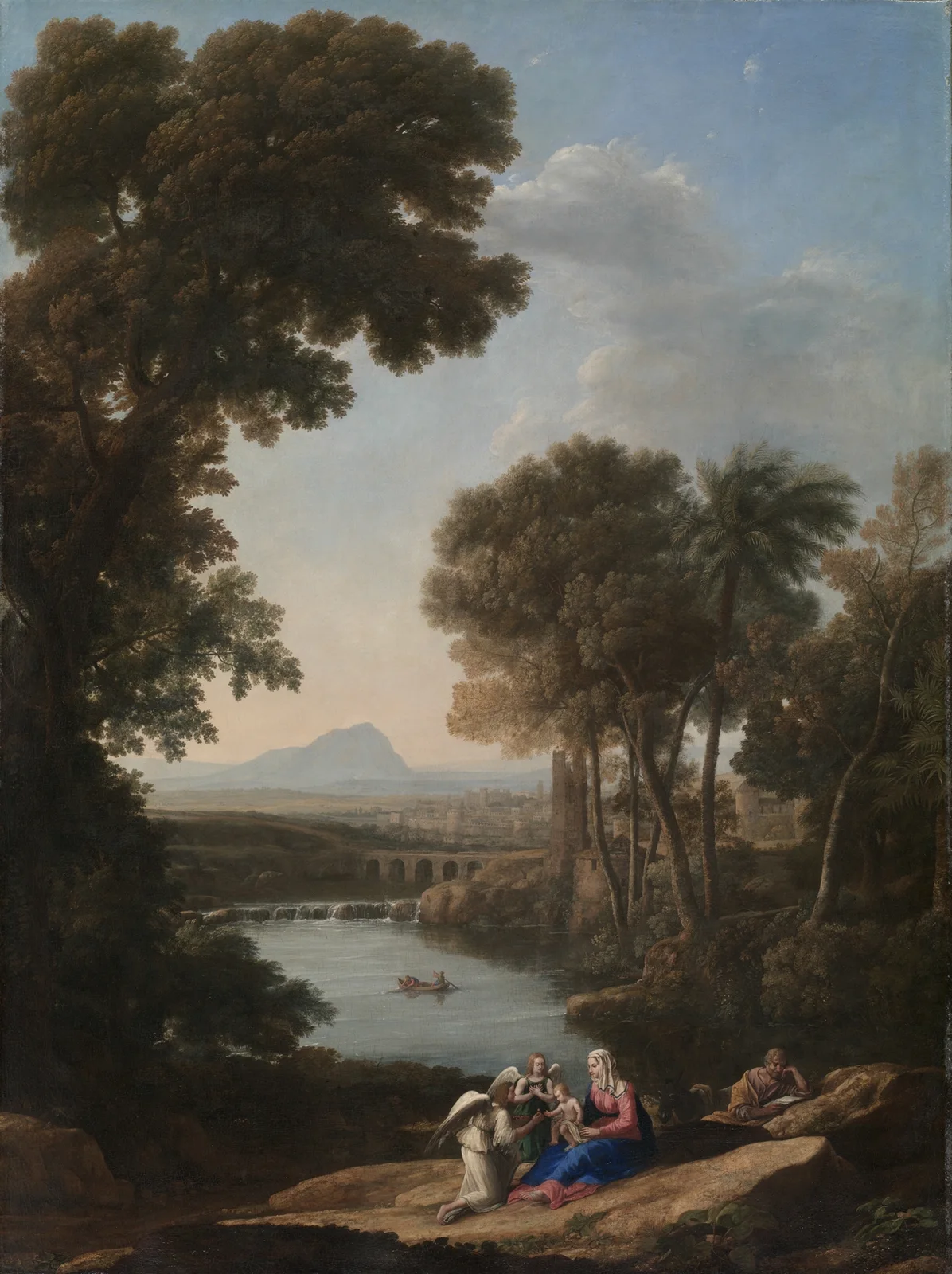 Rest on the Flight into Egypt av Claude Lorrain