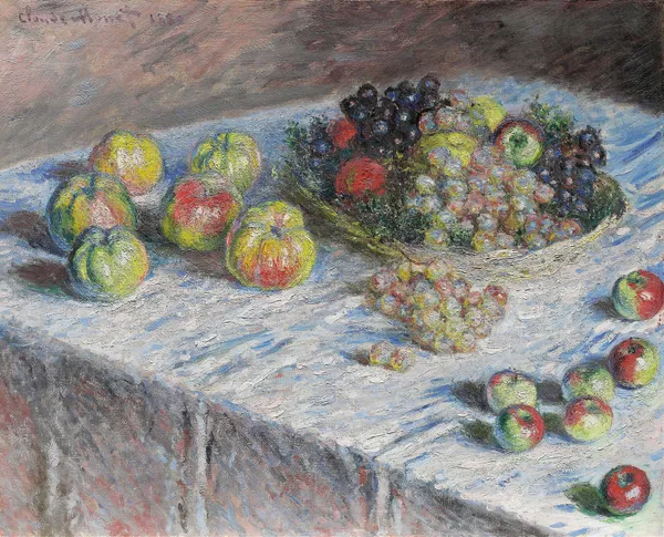 Apples and Grapes, 1880 av Claude Monet