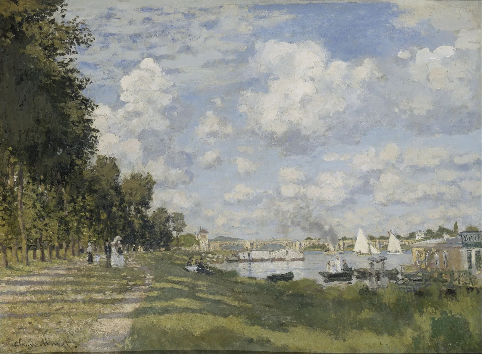Bassin d’Argenteuil av Claude Monet