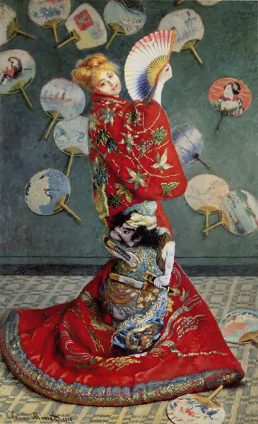 Camille Monet In Japanese Costume av Claude Monet