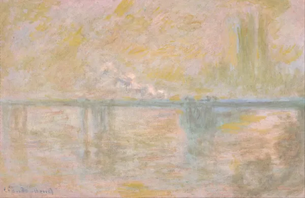 Charing-Cross Bridge in London av Claude Monet