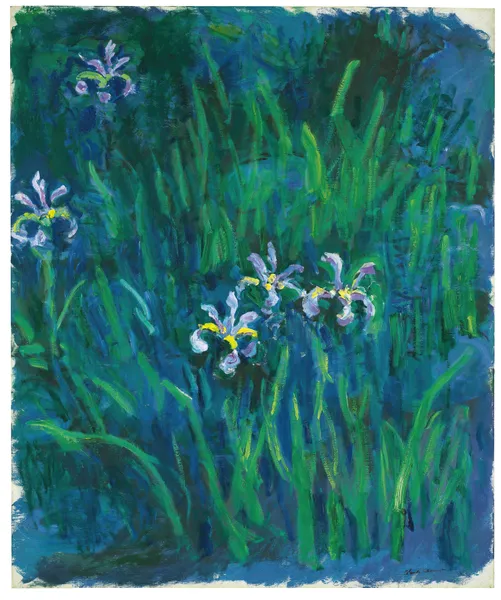 Iris – nr 1 av Claude Monet