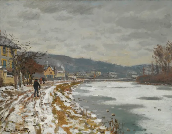 La Seine À Bougival av Claude Monet