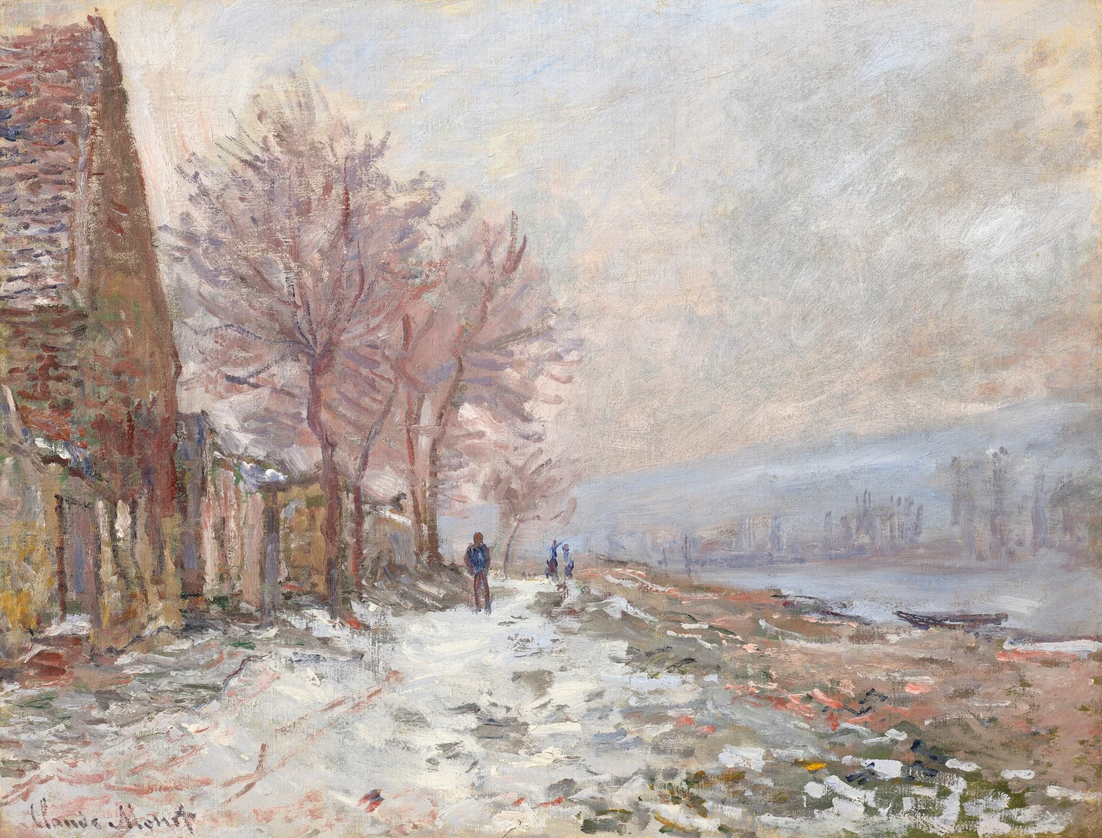 Lavacourt, l’hiver av Claude Monet