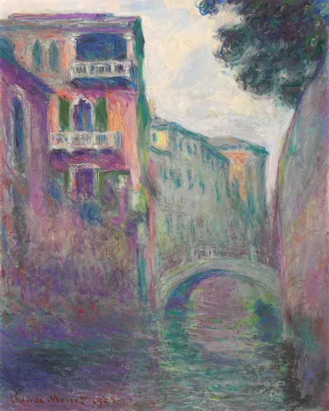 Le Rio de la Salute av Claude Monet