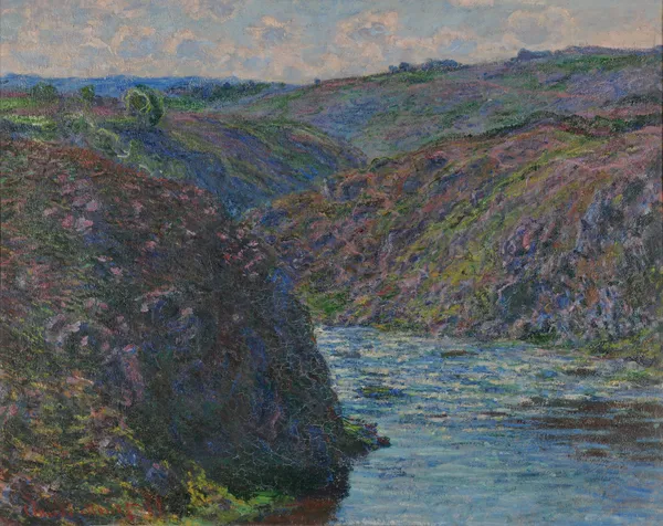 Les ravins de la Creuse av Claude Monet
