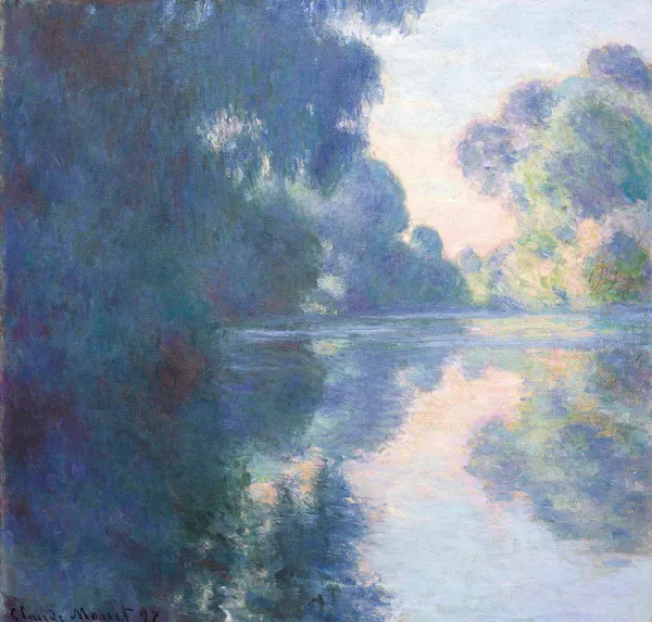 Matinée sur la Seine av Claude Monet