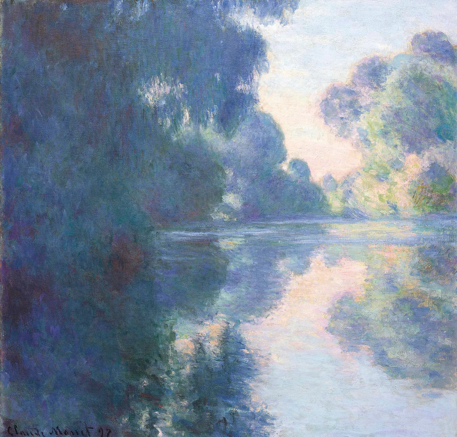 Matinée sur la Seine av Claude Monet