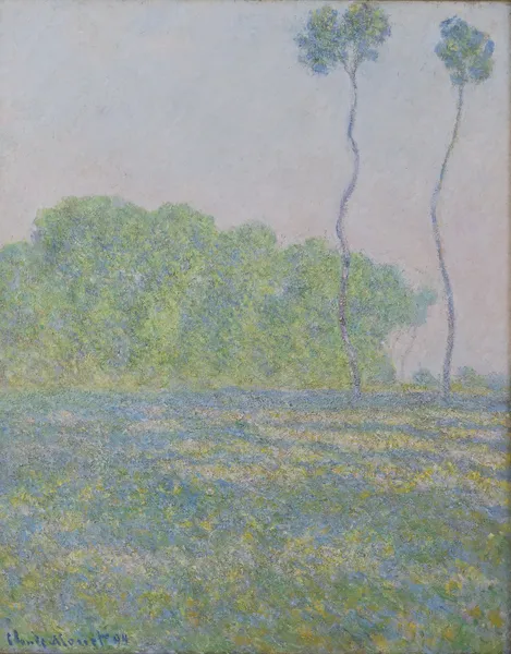 Meadow at Giverny av Claude Monet