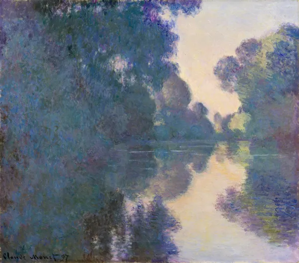 Morning on the Seine near Giverny av Claude Monet