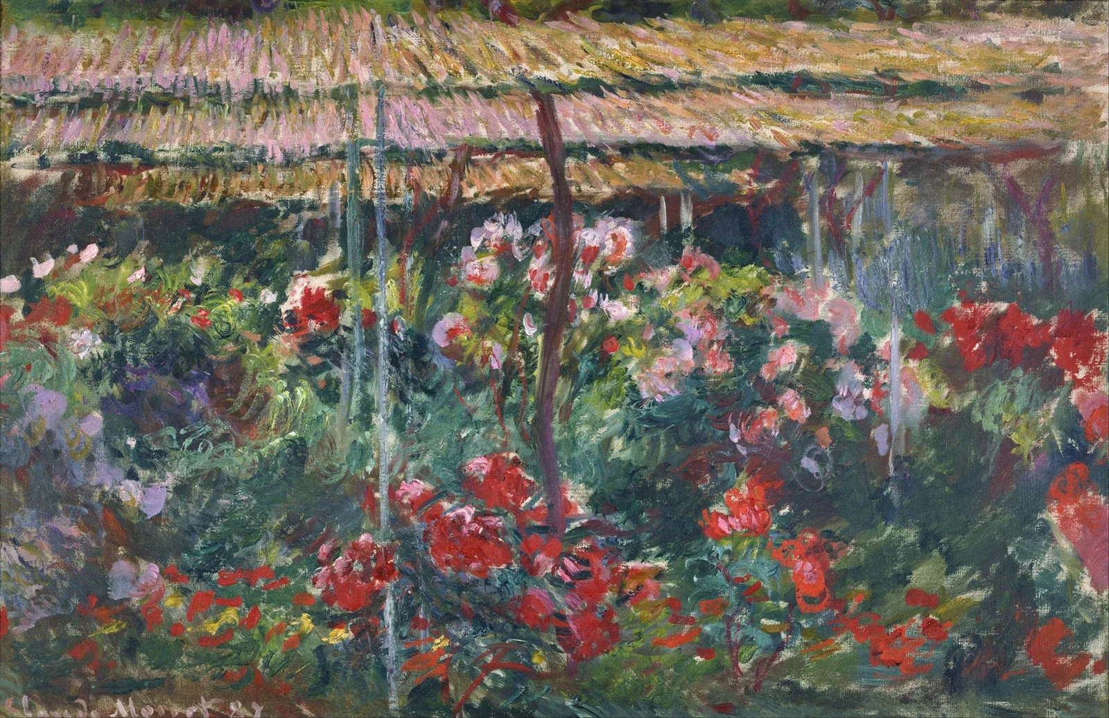Peony Garden av Claude Monet