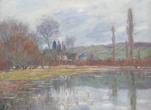 Printemps À Vétheuil av Claude Monet
