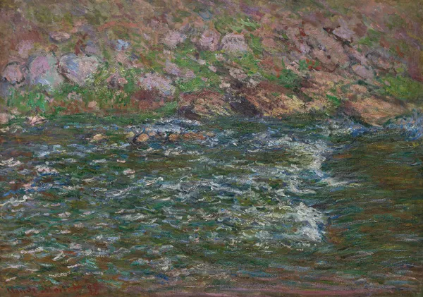 Rapids on the Petite Creuse at Fresselines av Claude Monet