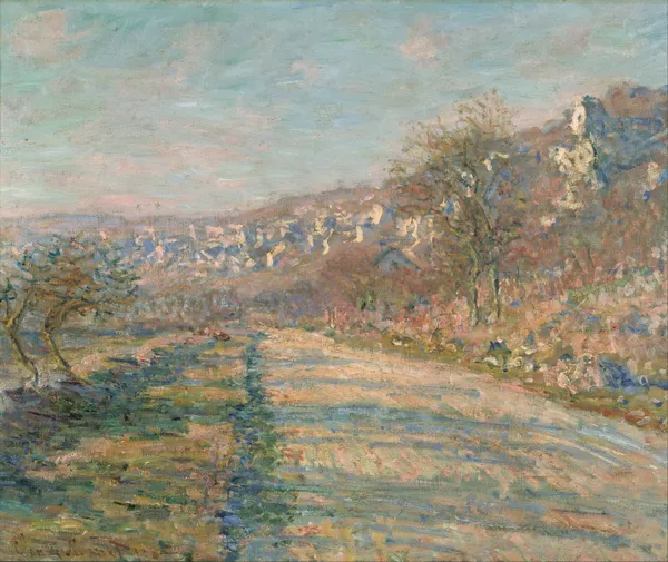 Road of La Roche-Guyon av Claude Monet