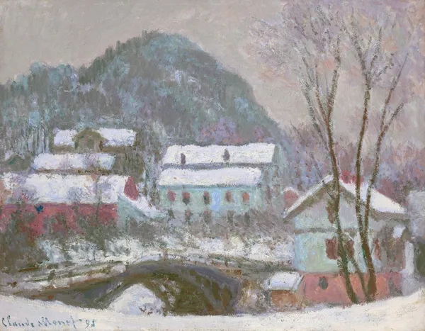Sandviken, Norvège, effet de neige av Claude Monet