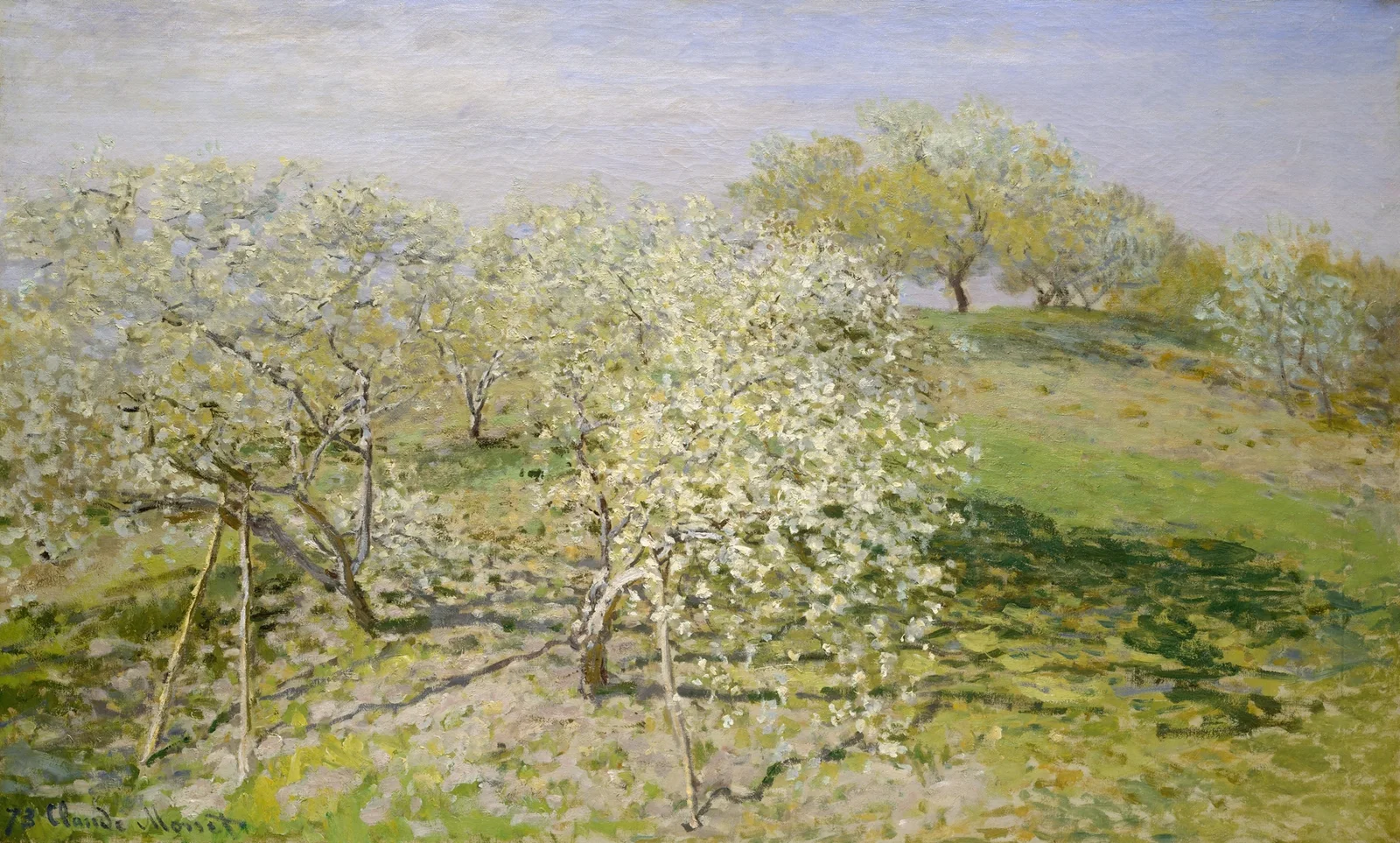 Spring (Fruit Trees in Bloom) av Claude Monet