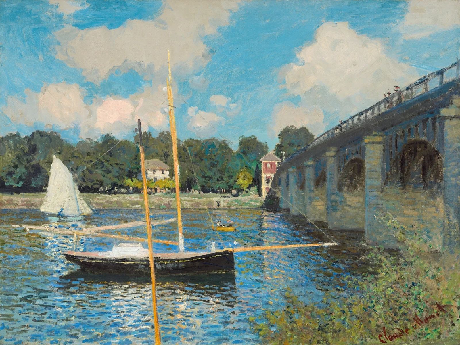 The Bridge at Argenteuil av Claude Monet