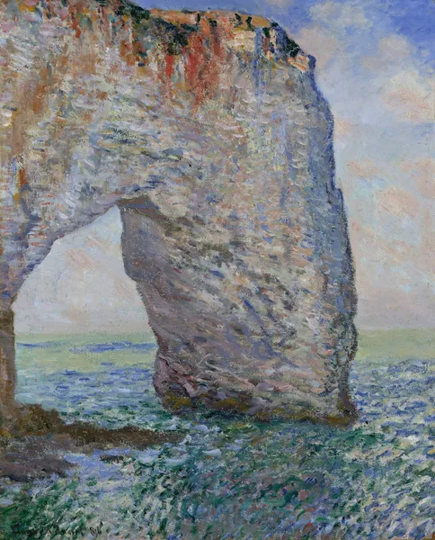 The Manneporte near Étretat av Claude Monet