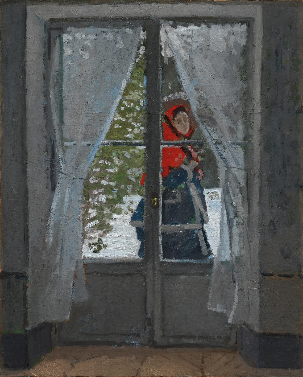 The Red Kerchief av Claude Monet
