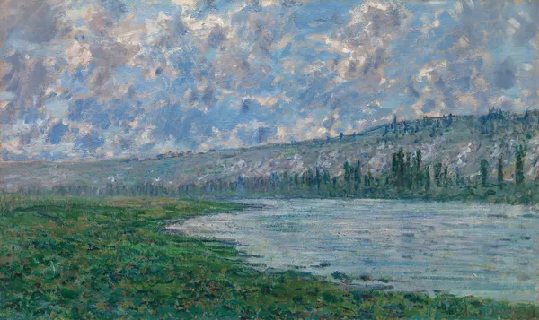 The Seine at Vétheuil av Claude Monet