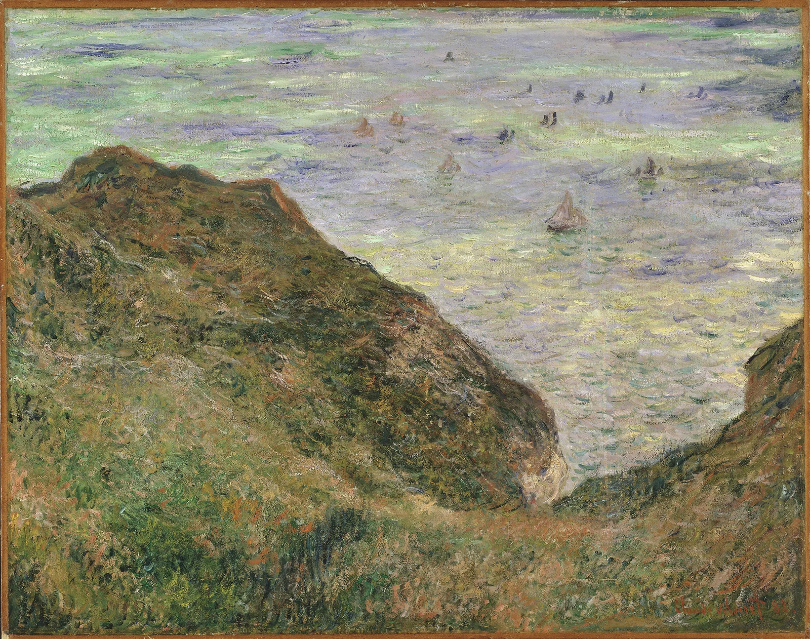View over the Sea av Claude Monet
